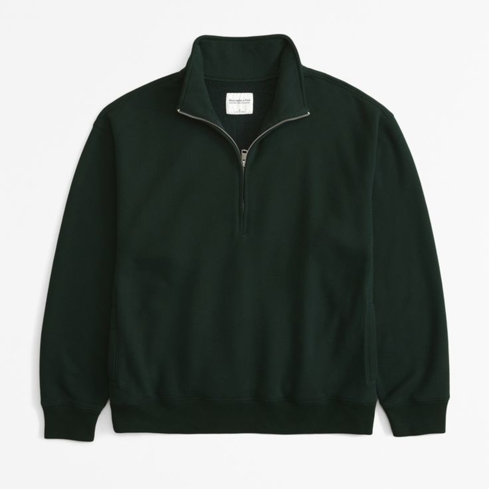 Sunday Half Zip - Deep Green